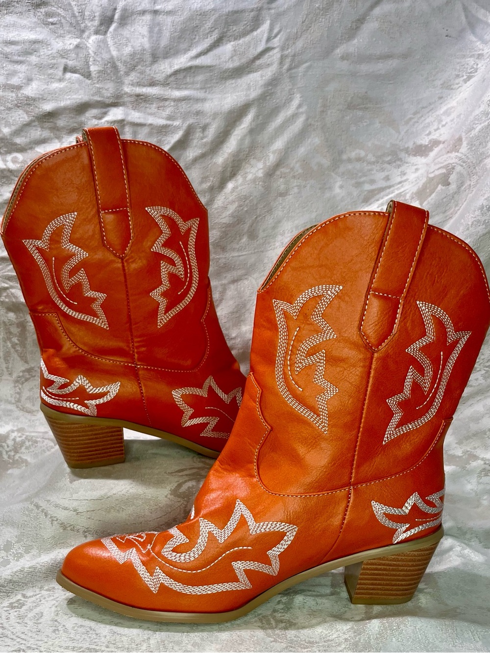 Embroidered Western Ankle Boot - Picture 2 of 10